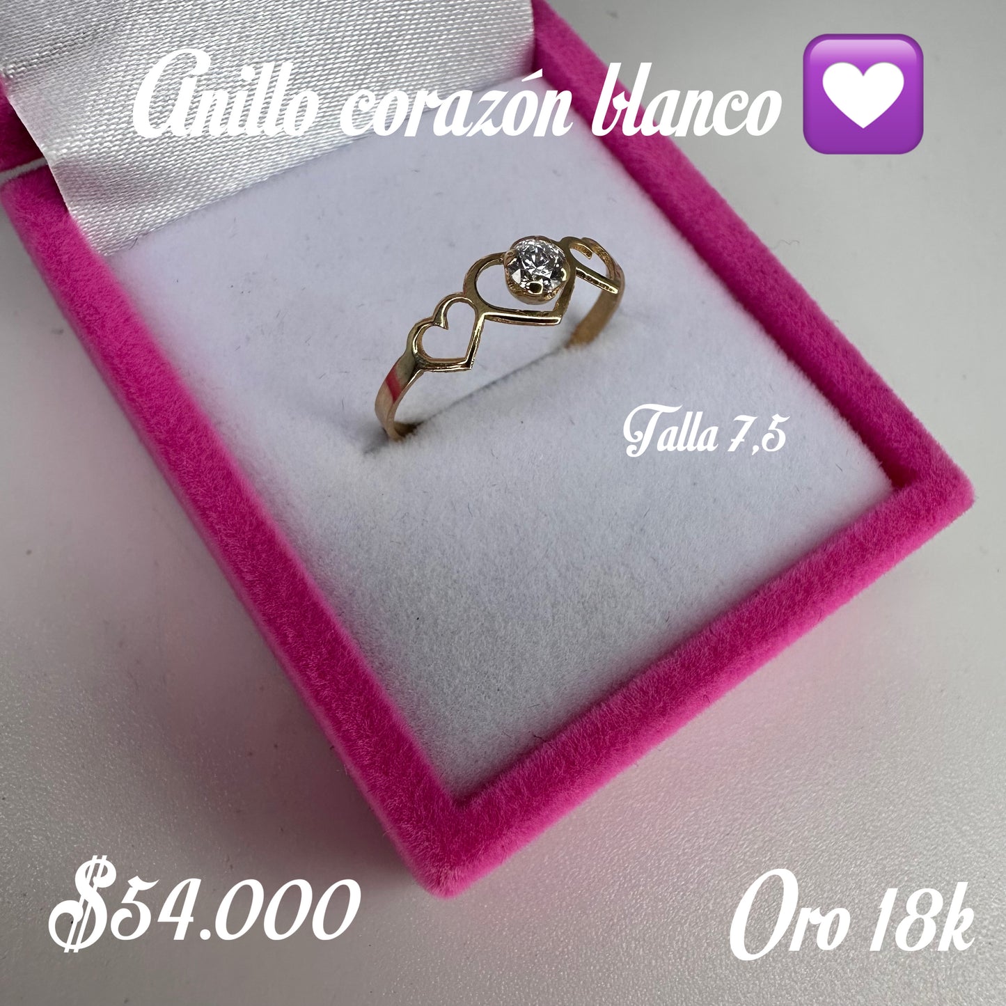 Anillo corazones