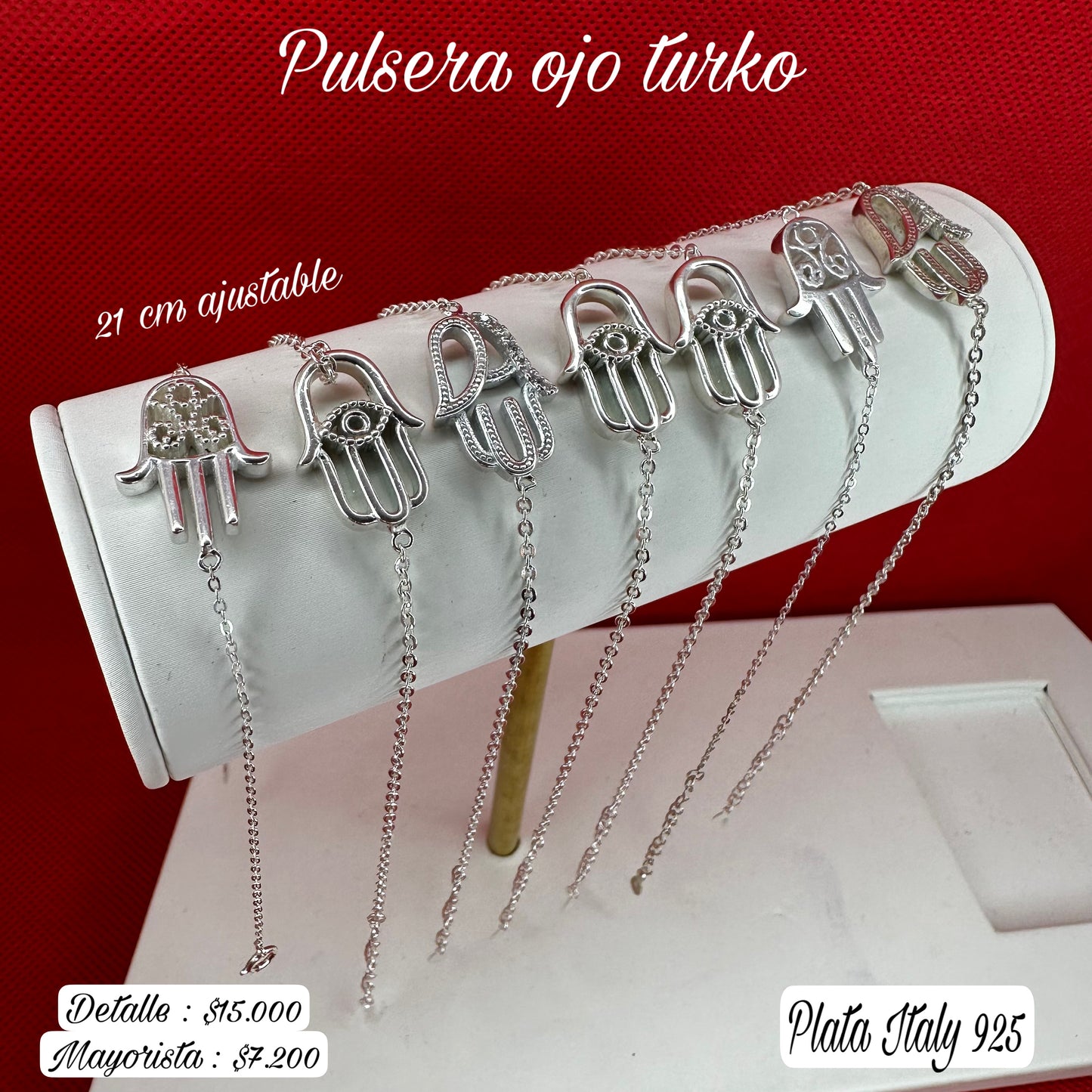 pulseras Exclusivas plata italy 925