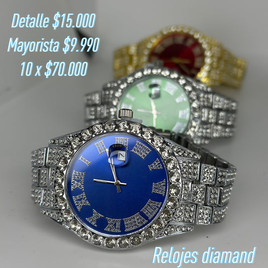 Reloj diamantes