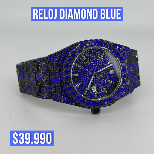 Reloj Premium diamond blue